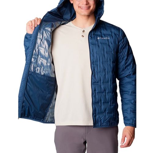 Campera Columbia Delta Ridge Down Hooded Pluma Hombre