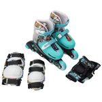 Patines-Rollers-Stark-Crazy-Skull-Extensibles-Ninos-Ninas-Turquesa-5813-3