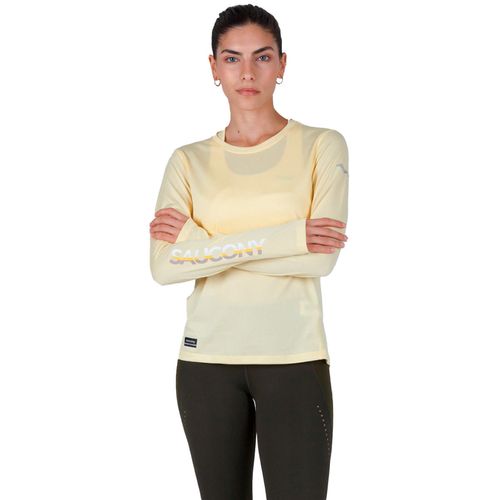 Remera Manga Larga Saucony Stopwatch Graphic Mujer