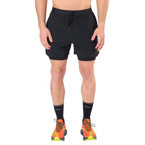 Short Saucony Outpace 7 2 en 1 Hombre
