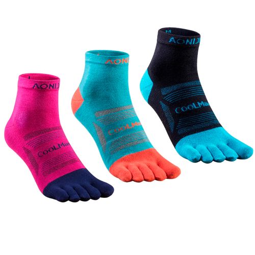 Tripack Medias Aonijie 5 Dedos Pack E4802 Unisex