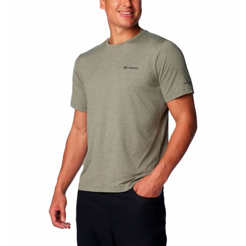 Remera Columbia Tech Trail Crew 2 Protección Solar UPF 50 Hombre